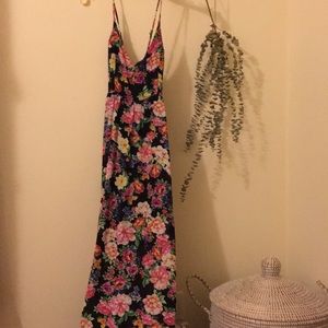 Flower maxi dress